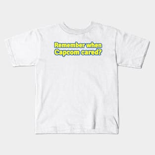 Remember When Capcom Cared Kids T-Shirt